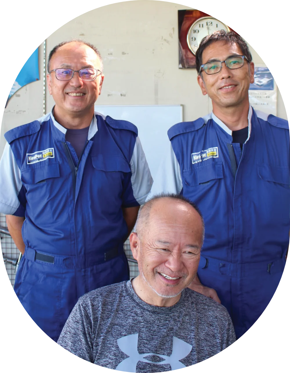今井社長とスタッフ